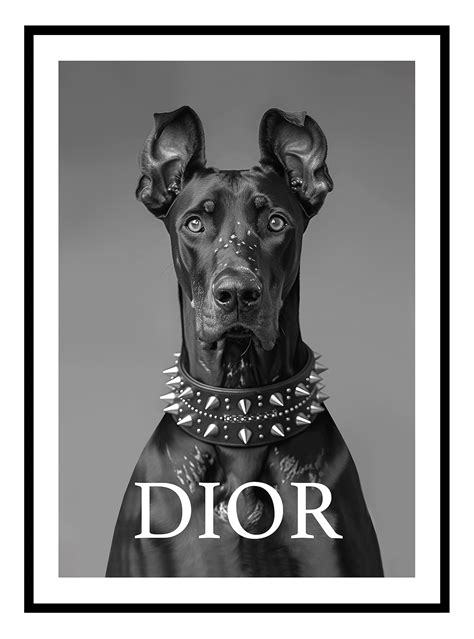 dior doberman.